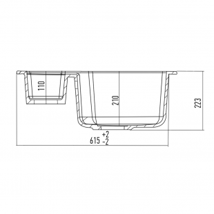 Раковина Kuppersberg MODENA 1,5B