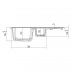 Kuppersberg ALBA 1 5B1D прямоугольная кухонная мойка Раковина Kuppersberg ALBA 1 5B1D